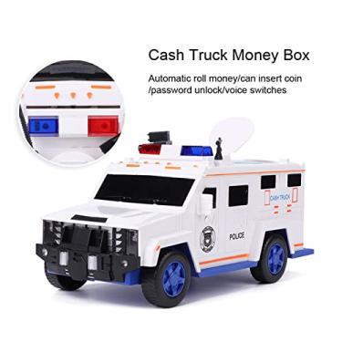 Imagem de VBESTLIFE Caixa de Poupança Automática de Moedas Caixa de Dinheiro Exclusiva Com Proteção por Senha e Reprodução de Histórias, para Crianças e Adultos, Plástico/preto, 28,6 X 13,1 X 12,2 Cm (#11)