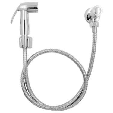 Imagem de Ducha Higiênica Luxo Abs Cromada Acionamento 1/4 de Volta Fácil Instalação Premium