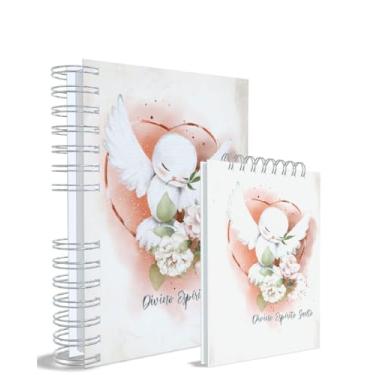 Imagem de Agenda Católica 2026 + Bloco de Anotações, Divino Espirito Santo, Rosa, Capa 1