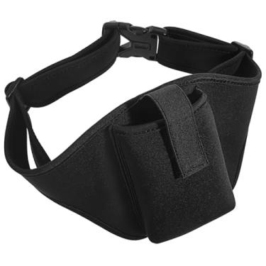 Imagem de CALLARON Bolsa de cintura para microfone, bolsa de cinto de corrida, pochete ajustável para mulheres e homens, bolsa segura para usar as mãos livres para academia, corrida, exercícios e aulas em grupo