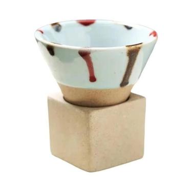 Imagem de Caneca De Café Cerâmica Retro Japonesa Criativa Em Cerâmica Rústica Pa