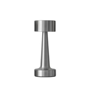 Imagem de Luminária De Mesa Led Touch Abajur Recarregável USB (Prata)