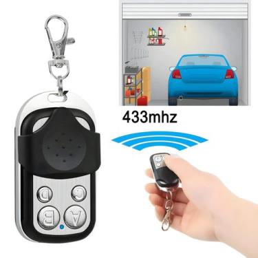 Imagem de Controle Remoto Universal Sem Fio De 4 Canais 433MHz Para Garagem, Tra