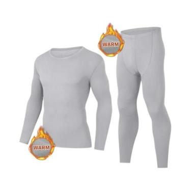 Imagem de Conjunto De Roupa Térmica Masculina E Juvenil: Camisa De Manga Comprid