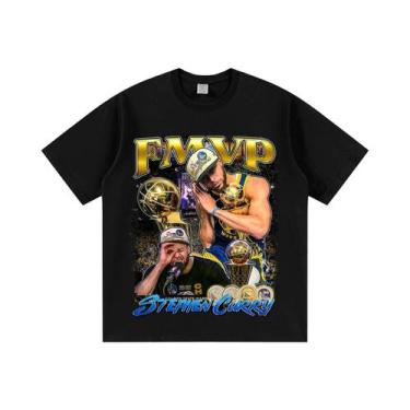 Imagem de Camiseta Unissex 100% Algodão Com Estampa De Stephen Curry Confortável