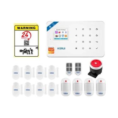 Imagem de Sistema De Alarme WIFI GSM KERUI W181 Detector De Movimento Inteligent