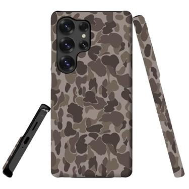 Imagem de ZHUXUXITT Capa para Samsung Galaxy 24 Ultra, Design de Camuflagem de Caça (Camuflagem), Capa de Telemóvel de TPU Rígido Macio de Camada Dupla para Homens e Mulheres