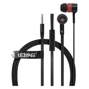 Imagem de Fone De Ouvido Lelong Le-0201, Intra-Auricular, Driver 10Mm, P2, Com Microfone, Preto
