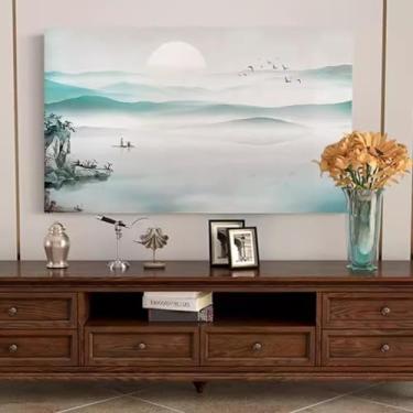 Imagem de Capa protetora universal para TV interna de 32-80 polegadas para tela LCD LED protetora protetora à prova de poeira para pendurar/mesa quarto sala de estar decoração3||58-60 polegadas