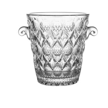 Imagem de WYNSJDBB Balde de gelo balde de champanhe balde de vinho balde de gelo criativo vinho cerveja cooler balde de champanhe de vidro para bar balde de gelo isolado banheira de gelo refrigerador champanhe