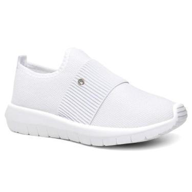 Imagem de Tênis Meia Feminino Calce Fácil Ortopédico Esportivo Casual confortáve