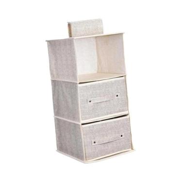 Imagem de Organizador De Armário Suspenso Reforçado Com Gavetas Para Quarto, Cha