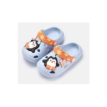 Imagem de Sapatos infantis para brincar – Tamancos de desenho animado com pingentes macios, ajuste ajustável e orifícios de fluxo de ar, sandálias aquáticas fáceis de colocar/tirar para praia, piscina