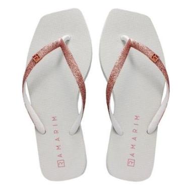 Imagem de Chinelo Ramarim Feminino Solarize Bico Quadrado Glitter-Feminino