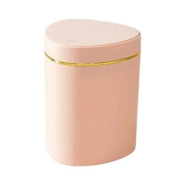 Imagem de Lixeira Triangular Grossa Para Mesa, Tipo Pressão, Cesto De Lixo Para 