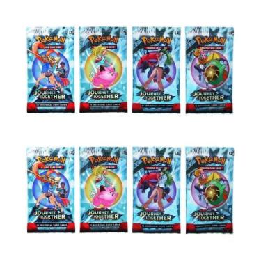 Imagem de Cartas Pokémon Para Crianças, Pacote Com 4, Jogo De Coleção Team up Su