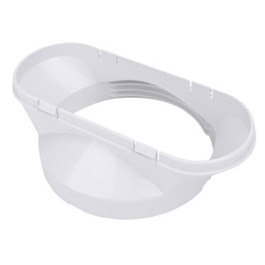 Imagem de Conector de Flange Mangueira Escape para Ar Condicionado Portátil ABS Instalação Fácil Previne Vazamento Quente Garante Eficiência do