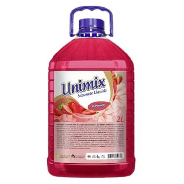 Imagem de Sabonete Líquido Para Mãos Unimix Morango 2 Litros