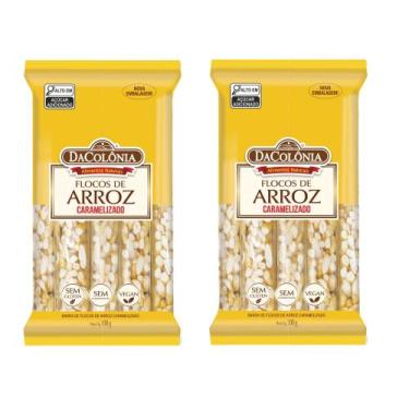 Imagem de KIT 2 FLOCOS DE ARROZ CARAMELIZADO TRADICIONAL DaColônia