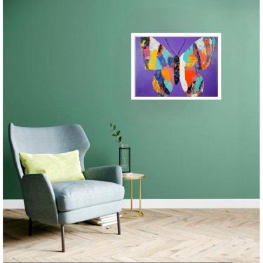 Imagem de Quadro Decorativo Borboleta Painel - 50X70Cm