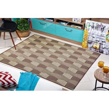 Imagem de Tapete 2,00 x 3,00 sisal não risca piso sala pousada clínica esritório