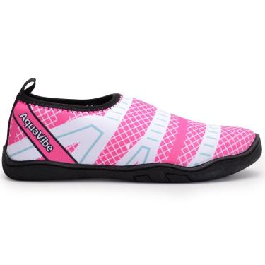 Imagem de Sapatilha Náutica Feminina Neoprene Solado Antiderrapante Esportiva Secagem Rapida Aquatica Rosa-Feminino