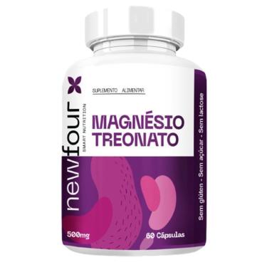 Imagem de Magnesio Treonato 500mg 60 caps NewFour-Unissex