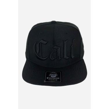 Imagem de Boné Compton Aba Reta Snapback Cali All Black-Unissex