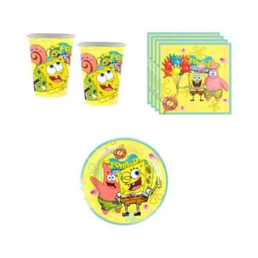 Imagem de Suprimentos Para Festa De Aniversário Do Bob Esponja E Patrick Estrela