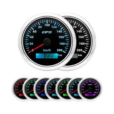 Imagem de Medidor De Velocidade GPS Universal 85MM 30-200km/h Para Carro, Marinh