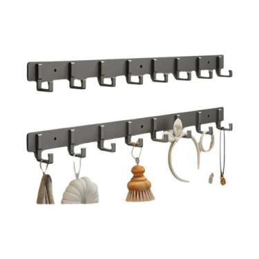 Imagem de Gancho Adesivo De Parede Para Roupas, Suporte Para Toalhas Com Capacid