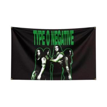 Imagem de Bandeira De Banda De Rock Pesado Em Poliéster Com Impressão Digital, A