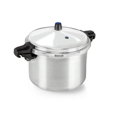 Imagem de Panela De Pressão Profissional 30 Cm 15 L Em Alumínio Polido Nigro