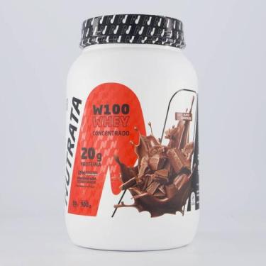 Imagem de Whey Protein Nutrata W100 900g - Nutrata Suplementos, Chocolate