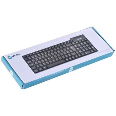 Imagem de Teclado Compacto Usb Dynamic Abnt2 1.8M Preto - Dt150