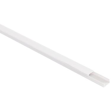 Imagem de Canaleta 20x10x2000 Mm Tramontina Branca Com Fita Dupla Face Sem Divisória