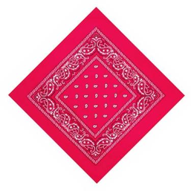 Imagem de Bandana Lenço Estampado Classica Unissex 55X55Cm Adulto - HHW, Pink
