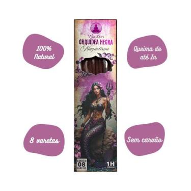 Imagem de Incenso Natural Vila Zen Orquídea Negra Magnetismo