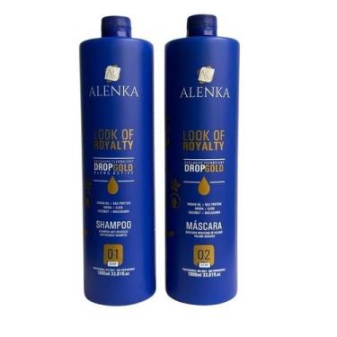Imagem de Kit Escova Progressiva Alenka Look - Orgânico - 2x1000ml