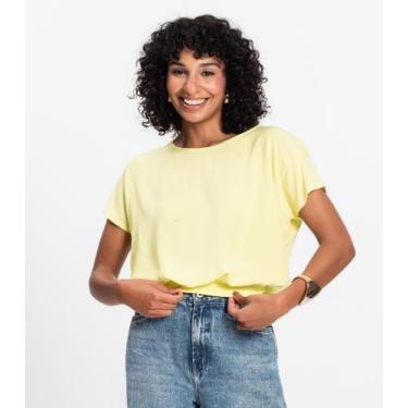 Imagem de Blusa Feminina manga curta Infinita Cor Verde, GG, Verde