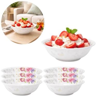 Imagem de 6 Tigelas Melamina 17,5cm Ideal Restaurante Hotel Buffet - Emilar