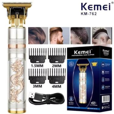 Imagem de Maquininha Profissional Kemei KM-762 , Perfeita para Barbear - ASAF