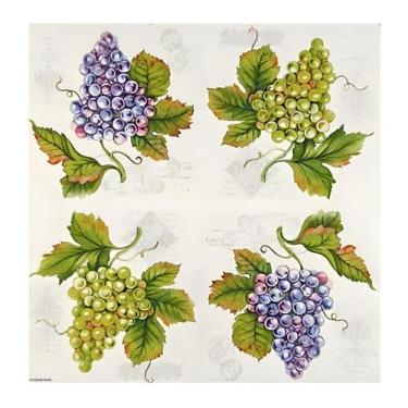 Imagem de 20 Guardanapos para Decoupage Ambiente Grape Vine