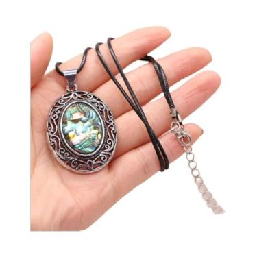 Imagem de Colar De Pedra Natural De Opala Cristal Gota D'água, Pingentes De Moda