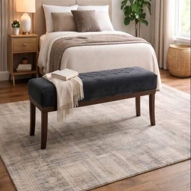 Imagem de Puff 140cm para Sala de Estar Theo Cinza