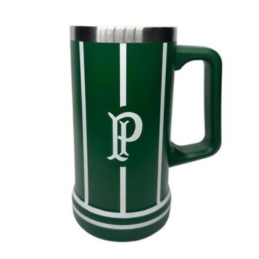 Imagem de Caneca Térmica Inox Palmeiras 700ml - Allmix