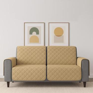 Imagem de Protetor Sofá Retrátil Reclinável 2,40m Matelado King Size - Bege - Ar