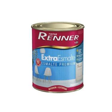 Imagem de Tinta Extra Esmalte Preto Fosco (1945) 900ml Renner