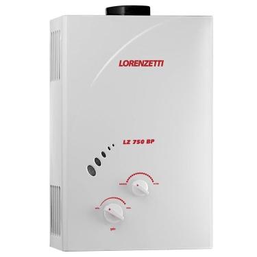 Imagem de Aquecedor de Água a Gás Lorenzetti GLP LZ-750BP GLP