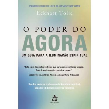 Imagem de O Poder do Agora: Um Guia para a Iluminação Espiritual Eckhart Tolle Capa Brochura
